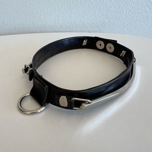 Dolls Kill Clumsy Cat Leather Choker